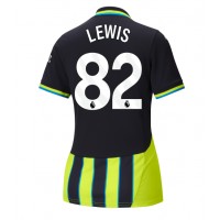 Manchester City Rico Lewis #82 Replica Away Shirt Ladies 2024-25 Short Sleeve